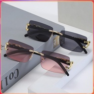 Frameless Sunglasses for Men and Women Personality Summer Shades Anti UV HD Eyeglasses