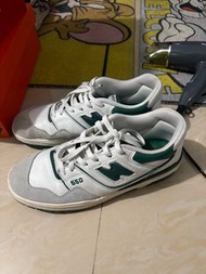 New Balance 550 白色綠色運動鞋