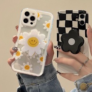 Phone Case For Samsung Galaxy S25 Edge S24 Ultra Plus S24FE S23FE A36 A26 A16 5G cover Smile Flower 