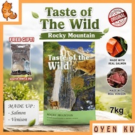 7KG | Taste of The Wild Rocky Mountain & Canyon River Kibles Cat Food | Makanan Kucing Original