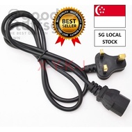 [SG FREE 🚚] AC Power adapter To IEC C13 Kettle Lead Cable 2 3 Pin for PC Monitor TV electrical US EU
