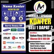 PRINT HP SERVICE BANNER / KONTER BANNER / SERVICE FOR ALL HP