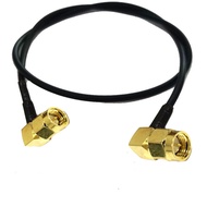 SMA male Right Angle to SMA Male RA RF Pigtail Cable WIFI LTE 3G 4G LTE Ham ADS-B 30/50cm 1/2/3/5/10