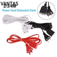 VANTAS Power Extension Cord, Two-pin PVC AC Power Cord, 2/3/5m Copper Wire