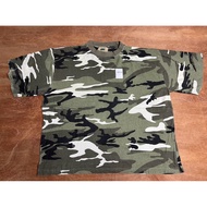 (Size 3XL) Chest 27 Length 27.5 Authentic US Army Navy Air Force USMC Camouflage T-Shirt M530 Milita