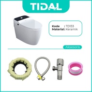 SPESIAL PROMO!! TIDAL Toilet Kloset Duduk Siphonic Soft Close Powerful Flush TD133 - TD133 Only