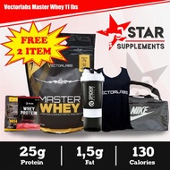 Vector Labs Master Whey 10lbs (4.5 Kg)/Vectorlabs Protein 4500gr 10lb (Not 11lbs)