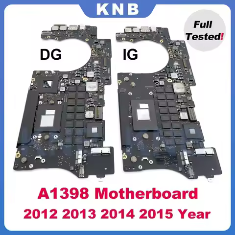 Original A1398 Motherboard For MacBook Pro Retina 15" A1398 Logic Board 2012 2013 2014 2015 Year