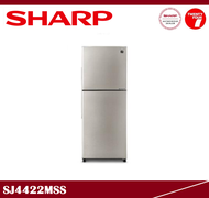 [ Delivered by Seller ] SHARP Gross 440L 2 Door Folio Refrigerator / Fridge / Peti Sejuk SJ4422MSS