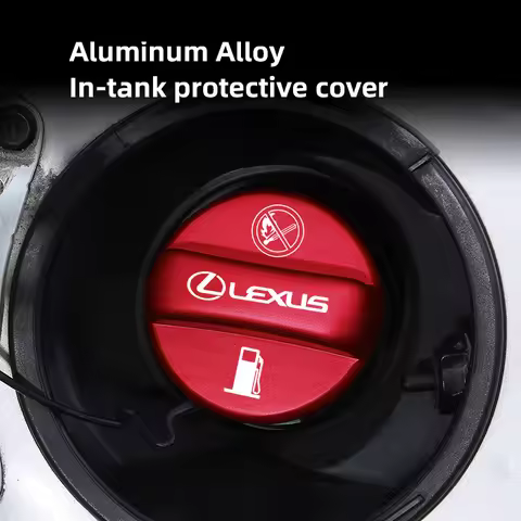 Car Sticker Car Oil Tank Protect Cover Refuel Fuel Tank Cap Accessories For Lexus GS IS LS500h ES260
