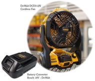 DEWALT 18V XR IP54 CORDLESS JOBSITE FAN DCE512N COME WITH BOSCH / MILWAUKEE M18 / MAKITA 18V BATTERY