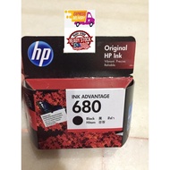 HP680 Original printer ink cartridge 680 Black color Warna Hitam original printer HP ink ready stock Malaysia