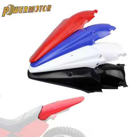 For Yamaha YZ WR 250 450F Motorcycle Rear Fender Wing Plastic Mudguard Modified Dirtbike Enduro Moto