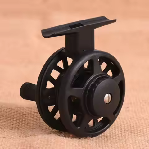 ST40/ST50/ST60 Ice Fishing Reel Right/Left Hand Durable Winter Fishing Reel Mini Plastic Ice Fishing