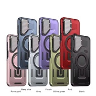SAMSUNG A36 5G SAMSUNG A56 5G CASE ANTI FALL CASE MAGNETIC CAMERA COVER KICKSTAND