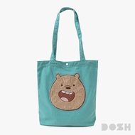 DOSH CLOTH BAG WE BARE BEARS  กระเป๋าผ้า TWILL DBBB1005-GR