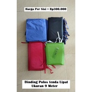 Terpal Dinding Tenda 9 Meter Untuk Tenda Lipat 3x3