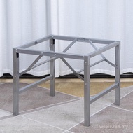 Household Foldable Bracket Dining Rack Iron Table Table Leg Feet Square Leg Table Table Rack Table Y