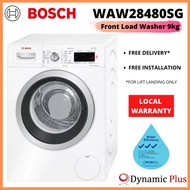 Bosch WAW28480SG Serie 8 Front Load Washing Machine 9kg