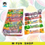 *Halal* 30Pcs HEPIN Syrup Soft Candy Apple / Grape / Orange / Pineapple / Strawberry Flavor (±17g x 