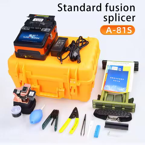 A-81S Automatic Fiber Optic Fusion Splicer Single Mode Fiber Optic Docking Home Installation and Mon