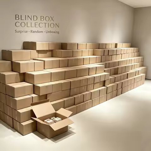Mystery Box – Cute Plush Toys, Cartoon Figures & Random Collectibles