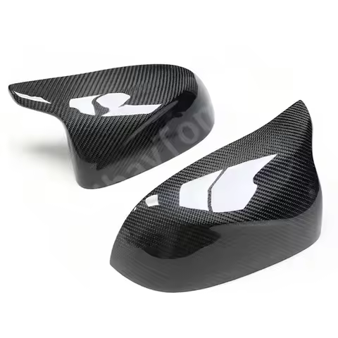 Genuine Real Carbon Fiber Side rearview Mirror cover cap Replacement For BMW X3M F97 X4M F98 X5M F95
