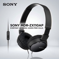 Sony MDR-ZX110AP Extra Bass Wired Headphones with Mic Foldable Earphone Sport Headset Game Earbuds