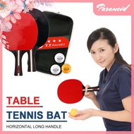 [paranoid.sg] Ping Pong Paddle 2 Rackets &amp; 3 Balls Ping Pong Paddles Set for Advanced Training