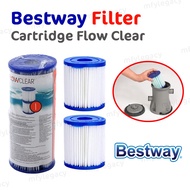 🎀READY STOCK🎀 2 Units TYPE I BESTWAY Swimming Pool Pump Filter Bestway Cartridge  Swimming Pool Filt