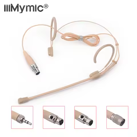 Professional Uni-directional Headworn Microphone for Sennheiser Shure AKG Wireless System 3.5mm Scre