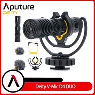 Deity V-Mic D4 Duo Dual Head Cardioid Shotgun Microphone Wireless On-camera Mic for Mobile DSLR Vide