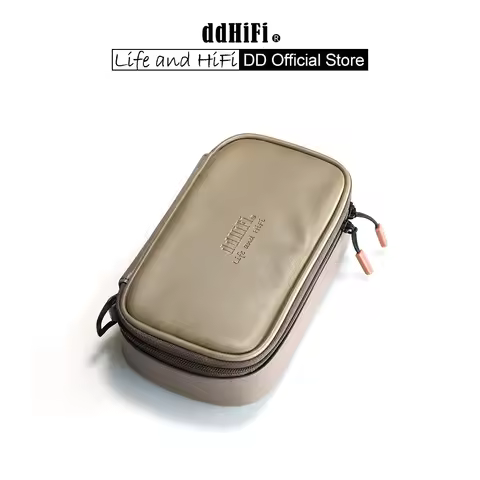 DD ddHiFi CZ180 Portable HiFi Storage Case With Composite Leather And Customized YKK Double Slider Z