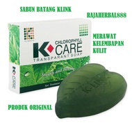 SABUN KLOROFIL KLINK / SABUN BATANG KLOROFIL / K. CARE SABUN BATANG / SABUN KECANTIKAN K.CARE KLOROFIL SABUN BATANG TRANSPARAN