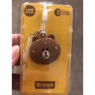 Line Brown ezlink charm