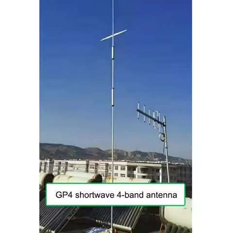 GP4 Shortwave 4-Band (7/14/21/29M) Upright GP Antenna PEP1000W Antenna Vertical GP 4 Bands 7-14-21-2