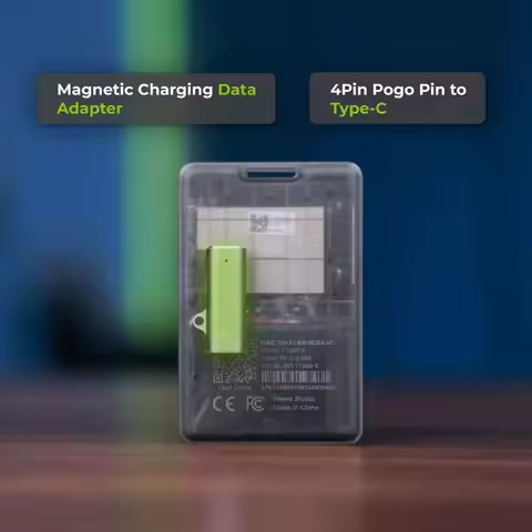 7.62mm 4pin Pogo Pin to Type-C Connector Magnetic Charging Data Adapter Head for SenseCAP Tracker T1