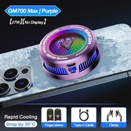 EAKER พัดลมระบายความร้อนโทรศัพท์ เย็นจนเป็นน้ำแข็ง เล่นเกม 27W ช่วยยืดอายุแบตเตอรี่โทรศัพท์ GM700