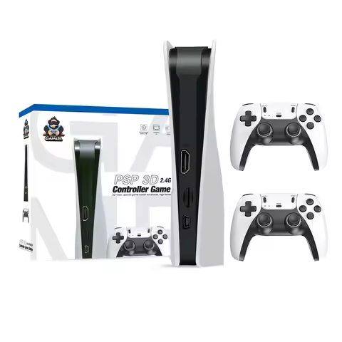 New 4K UHD Gaming Stick with 45,000+ Built-in Games&Wireless Controller,Support 40+ Emulators,Plug a