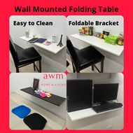 AWM Meja Belajar Meja Lipat Study Table Wall Mounted Table Foldable Kitchen Table Meja Lekat Dinding