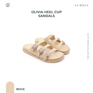 LA BELLA รองเท้าแตะ รุ่น OLIVIA HEEL CUP SANDALS 6 สี
