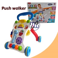 Cotton Newbie Tech Baby Push Walker Alat Bantu Bayi Belajar Jalan