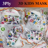 【Ready】10pcs 3d Kid Face Mask Baby 3d Mask Children Mask