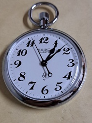 精工seiko 7550鐵道石英懷錶