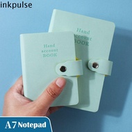 INKPULSE​ Mini A6 A7 Notebook Thickening Weekly Monthly Planner Portable Minimalism Taking Notes Stu