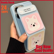 手机壳 phone case 折叠支架腮红小狗华为P60手机壳mate60pro防摔50全包40软p502025.8.31