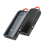 Mcdodo - 22.5W 10000mAh 帶線移動電源 (Lightning &amp; USB-C) | 充電器 流動電源 充電寶 尿袋 流動充電器 Power Bank iPhone Samsung 小米 (黑色)