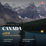 Canada eSIM 1GB-10GB Data | Instant eSIM Delivery | 5G/4G High Speed | 3-30 Days | REDXTRAVEL.MY