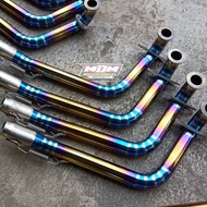 Leher pipa kenalpot slip on beat scoopy rainbow buak wrc mrc Knalpot