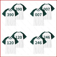 GC1 Squid Game Season 2 number 390 007 120 246 summer T-shirt Anime Short Sleeve Top CG1